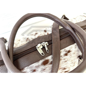 Bandeau en cuir de vachette durable de haute qualité, couleur et logo personnalisables – Accessoire de voyage multifonctionnel de style classique, taille sur mesure - Product Image 6