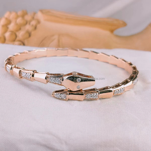 Round Cut Diamond White Gold Bracelet with Green Heart Cut Diamond Lock Charm | Luxury Tennis Bracelet Wedding Anniversary <b>Gift</b> - Product Image 4