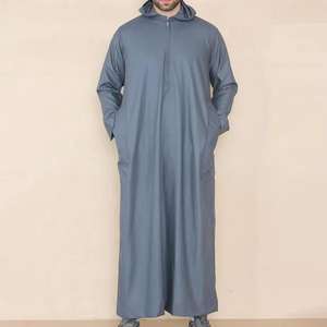 Túnicas Islámicas Musulmanas de Invierno OEM de Alta Calidad, Jubbah para Hombre, Tallas Grandes, Transpirables, de Secado Rápido, Tejidas, Color Personalizado, Qatar - Product Image 4