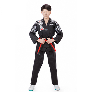 High Quality Custom Logo Karate Uniform With Embroidery New Arrival Training <b>Cheap</b> Price Custom Style Karate Uniform - Product Image 5