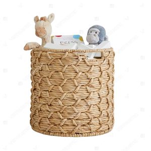TWISTED ROPE <b>Toy</b> Organizer Home <b>Baskets</b> Water Hyacinth <b>Basket</b> Home Organization Products Home <b>Storage</b> - Product Image 2