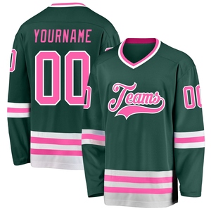 Maillot de hockey blanc et or violet personnalisé de qualité supérieure, vente en gros, le plus vendu, directement de l'industrie - Product Image 5