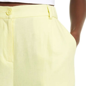 2026 Women's Pants Trousers Casual Custom logo Cotton Boyfriend Denim Wide Leg Pants <b>Jeans</b> for Ladies Pants Women Wholesale - Product Image 5