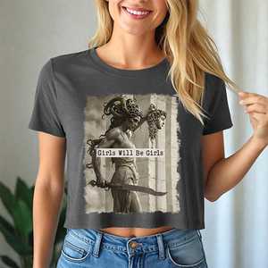 Women's <b>Light</b> Blue Cropped Knit for Shirt Short Sleeve Solid Color Zipper Front Loose Fit Casual Spring Summer Wear Quick Dry - Product Image 4