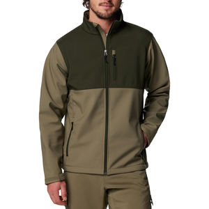 Top Design Men's Softshell Jacket Stretchable Material Adjustable Cuffs Windproof Hiking Training To Use Men's Softshell Jacket - Product Image 1