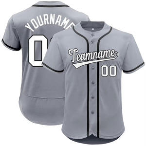 Maillot de baseball personnalisé 2026 pour hommes et femmes, respirant, grandes tailles, impression numérique, 100 % polyester, col rond - Product Image 1