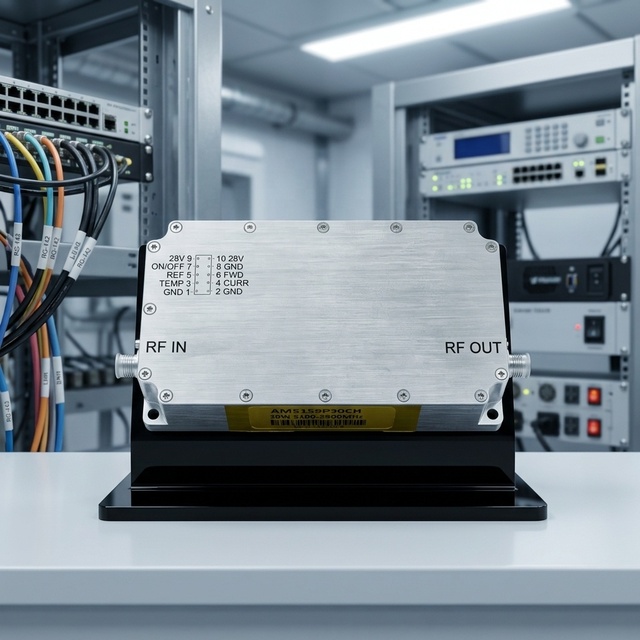 High Power LDMOS Broadband RF Power Amplifier 20-520MHz 100W (50dB Gain)/Professional PA Manufacturer/ Power Amplifier