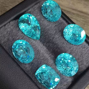 Anillos de Alta Calidad Hechos a Mano para Joyería, Diamantes Azules Ovalados Cultivados en Laboratorio, Piedras Preciosas Sueltas, Diamantes con Certificación IGI, Ideales para Anillos - Product Image 2