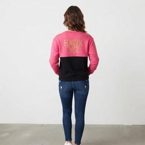 Conjunto de Sudadera con Capucha y Pantalones para Mujer, Otoño/Invierno, 100% Algodón Felpa, Estilo Urbano, Transpirable, Personalizable - Product Image 5