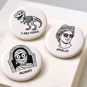 Promotional <b>Magnetic</b> Metal Customized <b>Button</b> Badges-Cheap Printing Options - Product Image 1