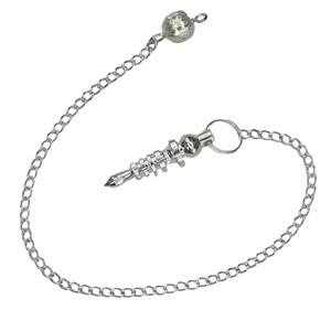 Wholesale Silver Double ISIS 4 <b>Ring</b> with PlateFeng Shui Pendulum for Energy Healing Divination Environmentally Friendly Art - Product Image 4