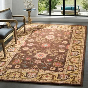 Écologique et Épais |   Revêtements de sol haut de gamme pour la décoration intérieure |   Tapis moderne confortable en laine et soie, fabriqué à la machine, à poils longs, adapté aux animaux domestiques - Product Image 2