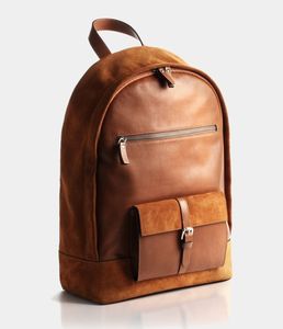 Custom Durable <b>Large</b> Capacity Candy Men's Waxed <b>Canvas</b> Unisex Vintage Style Trending Design Backpack for Students Boys Outdoor - Product Image 3