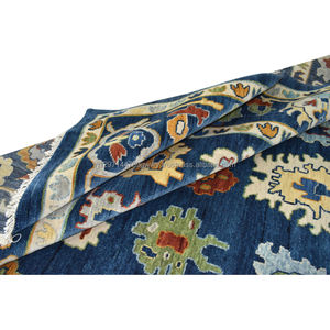 Luxueux tapis en laine Oushak motif floral personnalisé noué à la main tissé lavable pour la décoration intérieure chambre bureau hôtel salon - Product Image 5