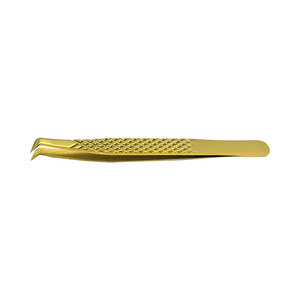 Professional Curved <b>Eyelash</b> Extension Tweezer Stainless Steel Lash <b>Application</b> Tool for Classic and Volume <b>Eyelash</b> Extensions - Product Image 5