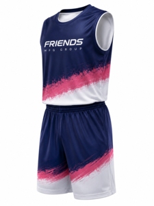 Conjuntos de Camisetas y Pantalones Cortos de Baloncesto Sublimados Personalizados, Tallas Grandes, Ecológicos, Ligeros, Uniformes para Hombre, 100% Poliéster - Product Image 3