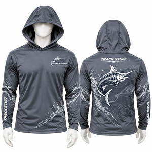 Custom Printed LOGO Breathable Long Sleeve Dry-Fit Fishing <b>Shirt</b> Quick Dry UV Protection UPF 50 Durable Spandex/Polyester Men's - Product Image 3