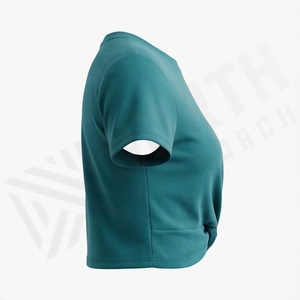 Camisetas Cortas para Mujer, Hechas a Medida, Transpirables, Ropa Casual, Estilo Boutique, Ropa Deportiva, Ropa de Gimnasio - Product Image 3