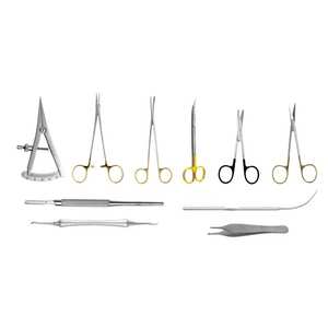 Instrumentos para reparación de palato abierto, set de abrebocas, 36 piezas, caja de acero, kit de instrumentos quirúrgicos de acero alemán - Product Image 5