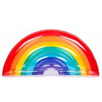 Vente en gros de matelas de couchage gonflable à air arc-en-ciel pour l'extérieur