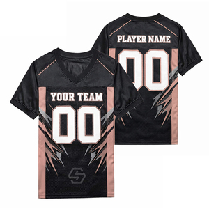 Maillot de football américain personnalisé pour adultes, respirant, à séchage rapide, imprimé par sublimation avec logo personnalisé, très demandé - Product Image 3