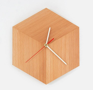 Horloge murale en bois élégante et durable de style Art Déco, à quartz analogique, artisanale, pour la décoration de la maison, mariage, salon, chambre, bureau - Product Image 1