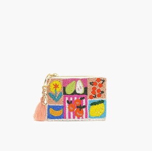 Monedero de cuentas de semillas de moda para llevar lo esencial a diario, monedero de cuentas de semillas hecho a mano por diseñador con estilo de patrón personalizado - Product Image 2