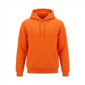 Sweat-shirt à capuche personnalisé pour homme, impression sérigraphique OEM, 100% coton molletonné, sans cordon, haute qualité, couleur personnalisée - Product Image 1