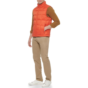 Chaleco Acolchado para Hombre, para Exteriores, Aislante, para Clima Frío, OEM, ODM, Venta al Por Mayor, Directo de Fábrica, Chaleco de Plumón con Contraste de Color - Product Image 5