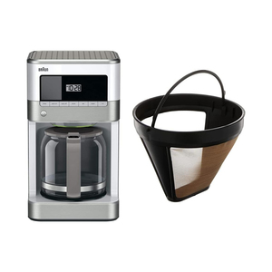 Machine à café filtre Braaun BrewSense avec contrôle précis de la température (12 réglages), saveur riche, en acier inoxydable, pour la maison et l'hôtellerie - Product Image 6