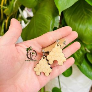 ACCESORIOS DE CÁSCARA DE COCO NATURALES HECHOS A MANO/PENDIENTES DE MODA DE MARCA ESTILO VINTAGE - Product Image 2