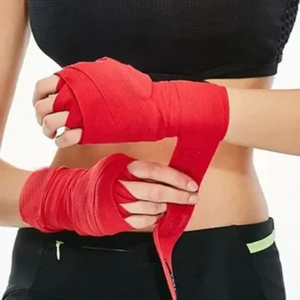 Vendas elásticas de algodón para boxeo, soporte para muñeca y nudillos, entrenamiento de MMA, proveedor OEM - Product Image 4