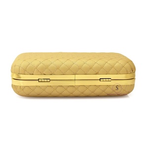 Beautiful Sequins designs <b>Gold</b> Color Clutch Bag Purse Rhinestone Button Closure For Women Wedding Party Elegant Handbag - Product Image 4