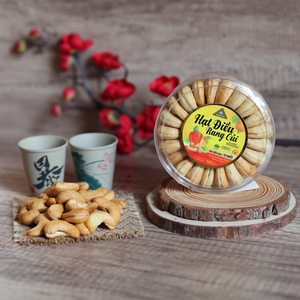 Nueces de Anacardo Tostadas Orgánicas Dong Phu de Vietnam, Certificadas ISO, Premium W180, Sabor a Mantequilla Salada, 163 g, Caja de Regalo, 12 Meses de Duración - Product Image 1