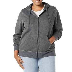Women's Plus Size <b>Hoodies</b> Sweatshirts OEM Service Anti-Pilling Breathable Winter Front Logo 100% Cotton <b>Fleece</b> - Product Image 2
