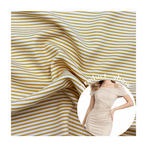 Tela de Punto Doble de Poliéster con Gran Elasticidad para Ropa Deportiva de Yoga - Product Image 1