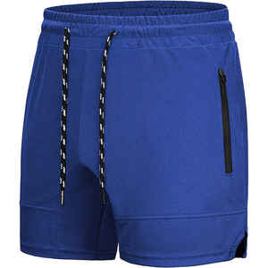 High Quality Wholesale Custom Cheap Price <b>Men</b> <b>Leather</b> <b>Shorts</b> Solid Comfortable Breathable Gym Running - Product Image 3