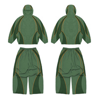 Ensembles coupe-vent en gros, vêtements de sport personnalisés, vêtements de performance légers, marque de streetwear à étiquette privée