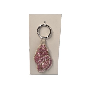 Seed Beads Embroidered Keychain Handmade Colorful Bag Charm Beaded Embroidery Keychain Stylish Handcrafted Purse <b>Accessory</b> - Product Image 3