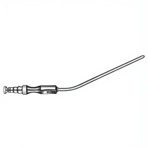 Tube d'aspiration Frazier 19 cm (7-1/2 pouces) diamètre 5 Fr, canule d'aspiration chirurgicale, instrument médical pour neurochirurgie et ORL - Product Image 2