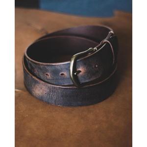 Cinturón de Cuero Genuino Estilo Europeo, Cinturones y Accesorios para Hombre, Cinturones de Cuero Estilo Campestre, Impresión de Logotipo Personalizado - Product Image 3