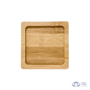 [AVAILABLE] Eco-Friendly <b>Bamboo</b> Round Wooden Coaster Set with Raised Rim for Coffee Table <b>Travel</b> Use <b>Mug</b> Glass Protector Vietnam - Product Image 1