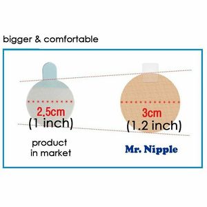 Cache-tétons pour hommes, 50 paires (100 pièces) - Hide & Protect Care par Mr. Nipple - Product Image 6