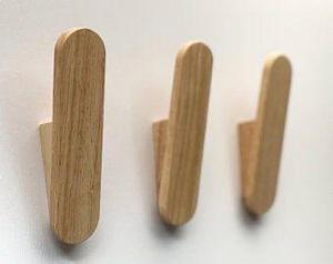 Modern Double <b>Wall</b> Hook Wood - Product Image 5