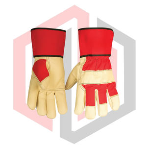 Guantes de Bombero de Piel de Oveja con Palma Reforzada, Tela Roja Antiestática, Sin Silicona, Suaves, Flexibles y Transpirables - Product Image 2