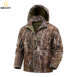 <b>Camo</b> Hunting <b>Jackets</b> for Men, Warm Fleece Lined Hunting <b>Jacket</b> with Hood, Quiet Water Resistant Hunting Clothes - Product Image 6