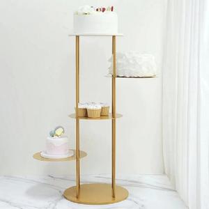 Présentoir à desserts européen, Plateau à desserts pour le thé de l'après-midi, Étagère à gâteaux, Table de buffet pour la pause thé, Décoration de mariage - Product Image 6