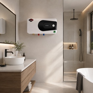 Rossi UltraSL30 30L Ultra-Slim Wall-Mounted Electric Water <b>Heater</b> Class Energy Efficiency Stainless Steel Inner Tank 7-Year - Product Image 3