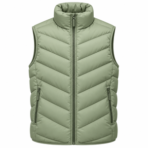Multi-Color Customized Design Sleeveless Cotton Nylon Warm Breathable Quick Dry Stand Winter <b>Puffer</b> <b>Vests</b> - Product Image 4