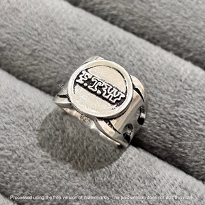 Most Trending Solid 925 Sterling Silver F.T.W Solid <b>Ring</b> for Men <b>Ring</b> Designer <b>Rings</b> Wholesale Factory Price - Product Image 2